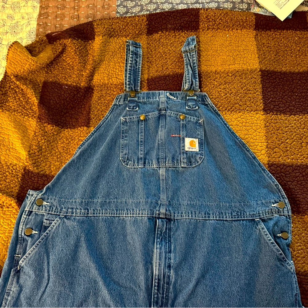 Carhartt Denim Bib Overalls